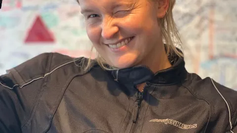 Elev firar godkänd uppkörning